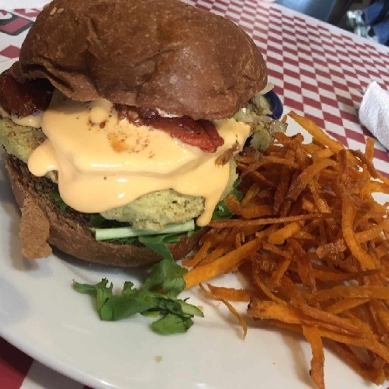 Hamburgesa vegetariana 