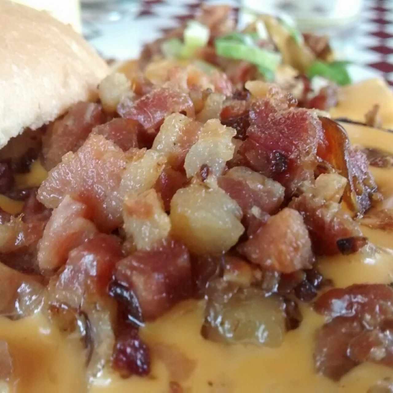 Relleno de la hamburguesa Ávila