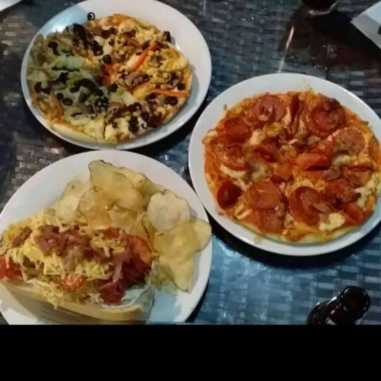 Pizzas y Pepito de lomito 