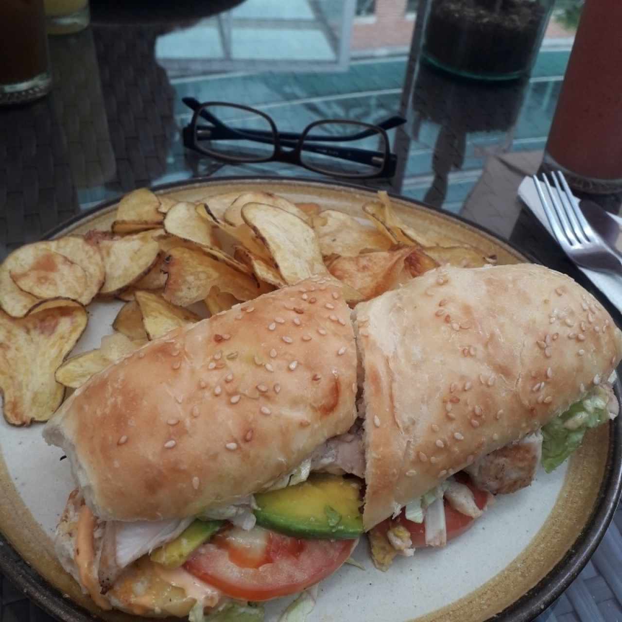 Sándwich de pollo