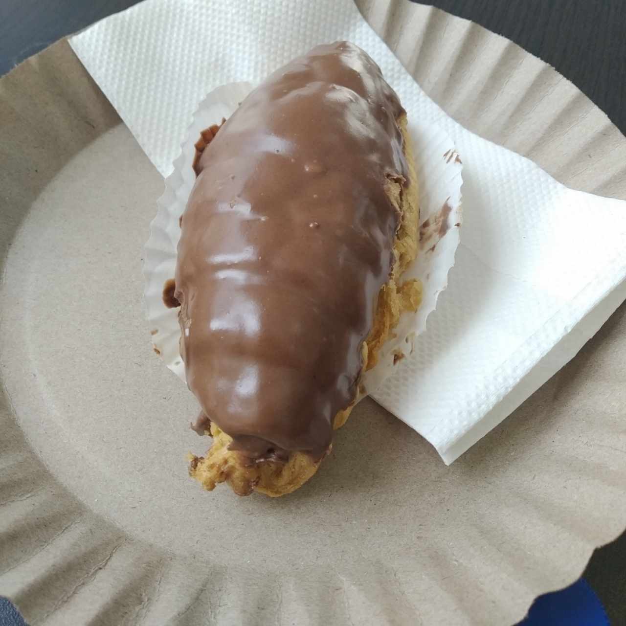 canoli de chocolate