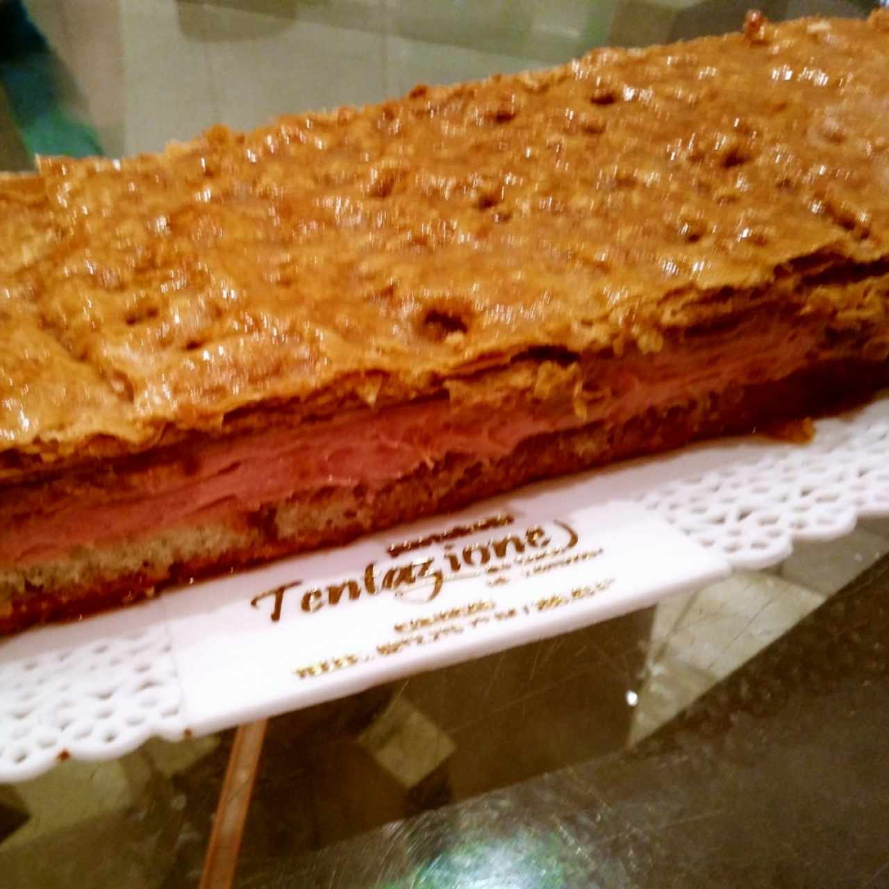 Milhoja de Crema de Vino