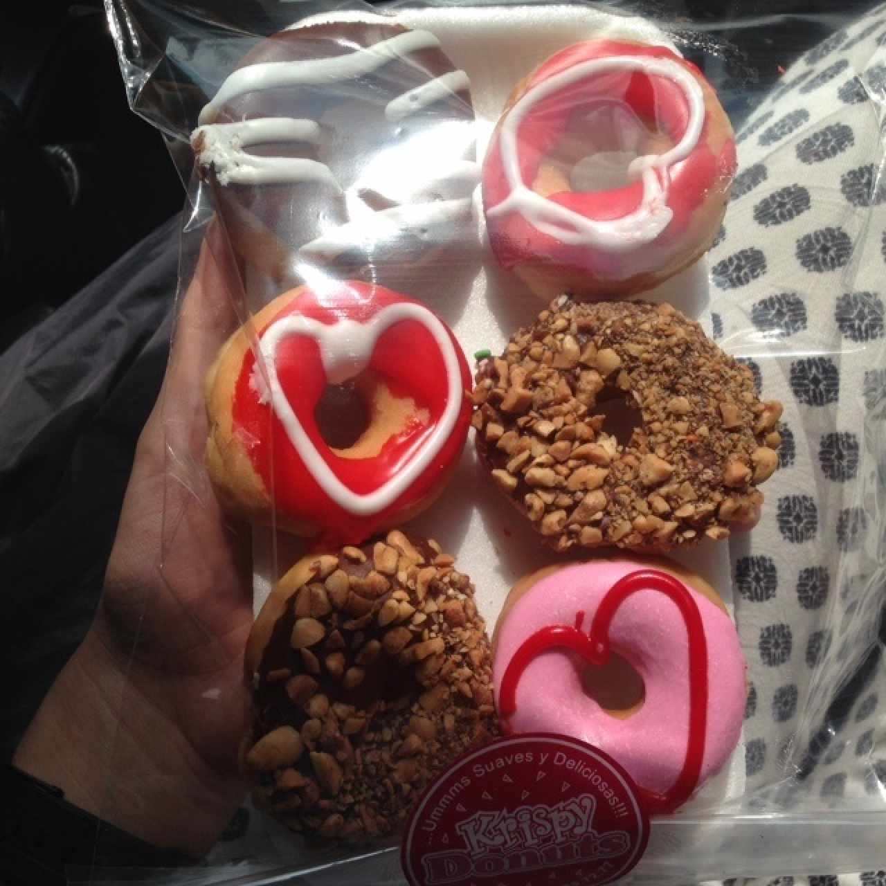 Mini donas San Valentin