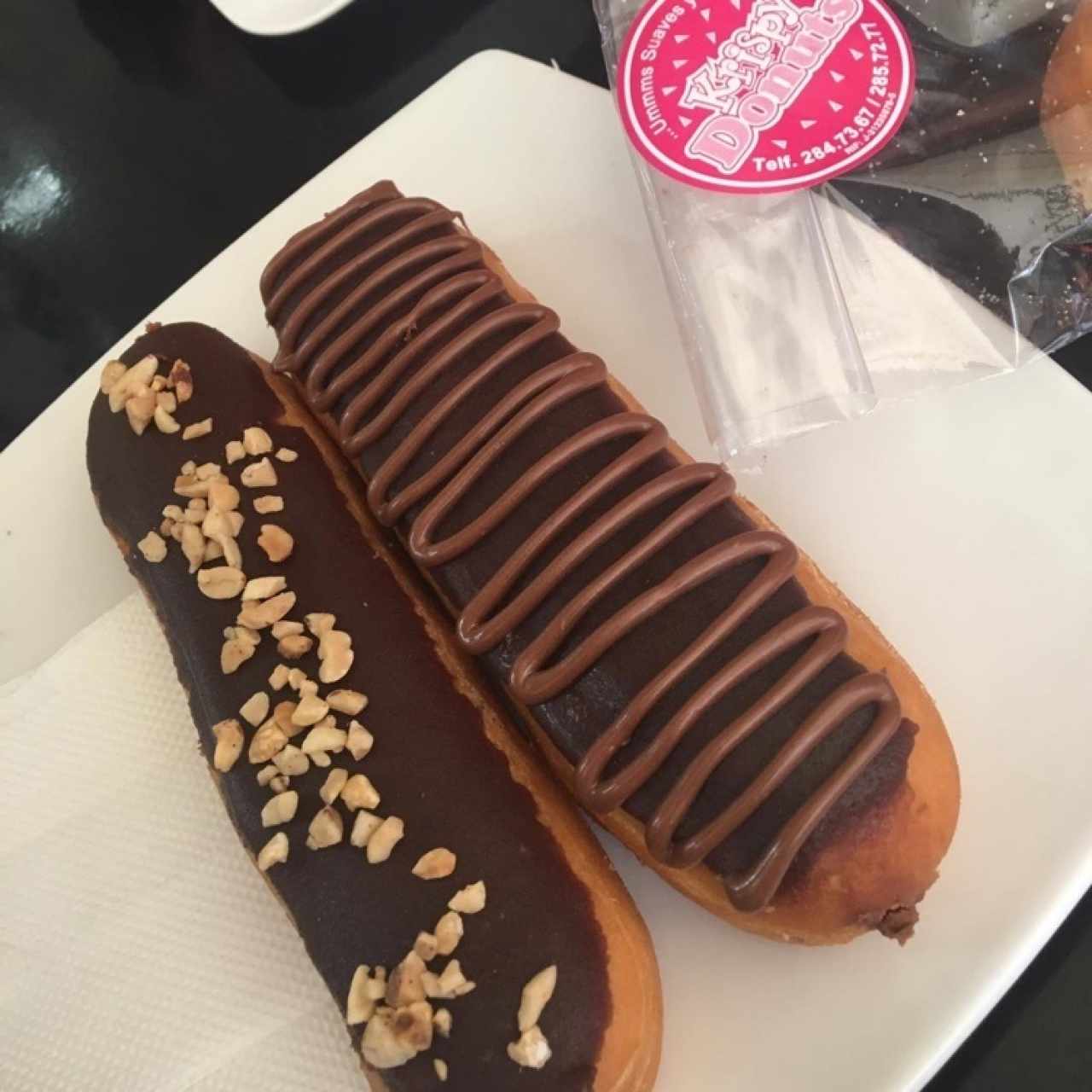 longbar de choco mani y choco avellana, las mejores donas 😻😻😻