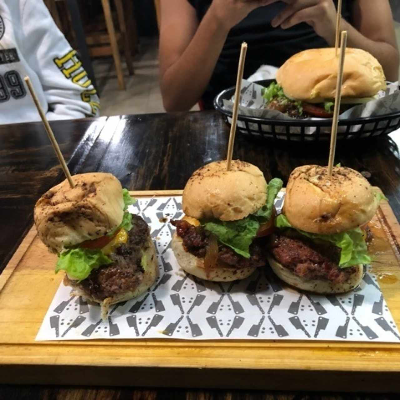 mini hamburguesas