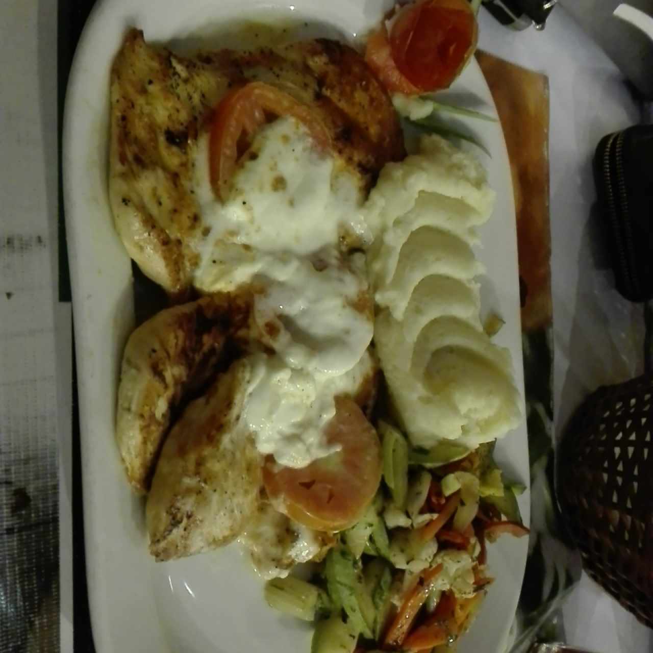 pollo a la capressa