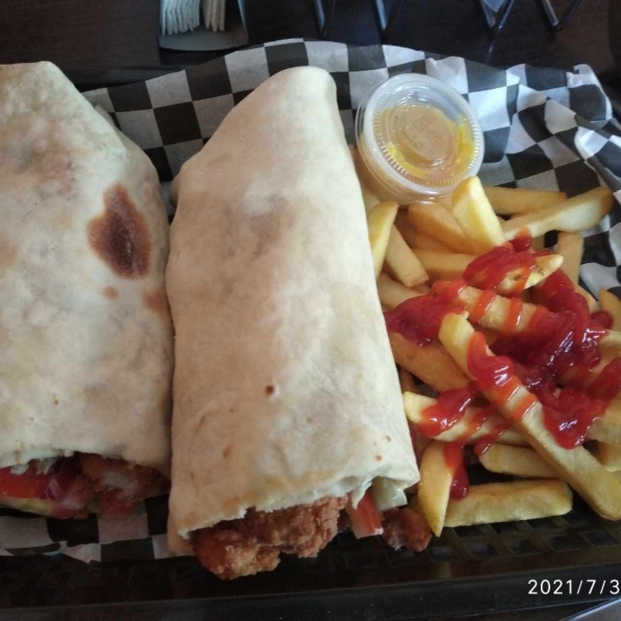 Wrap de Pollo Crispy