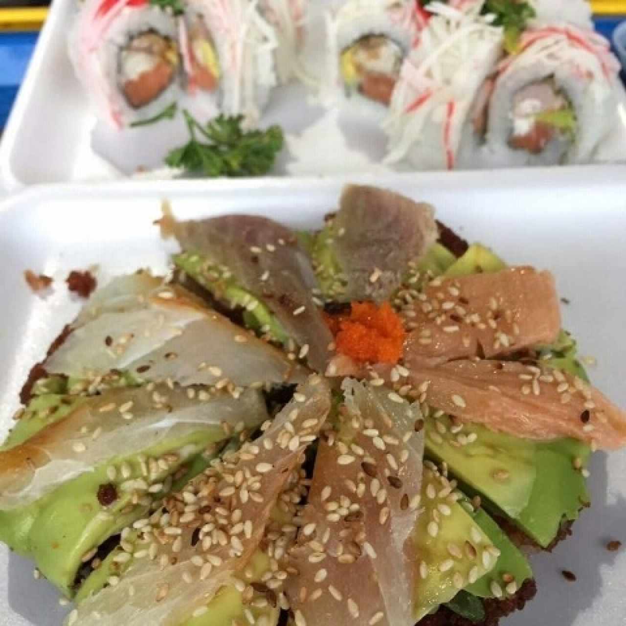 sushi pizza