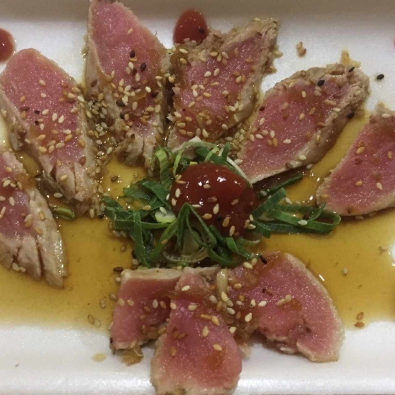 Tataki de atún, excelente..!