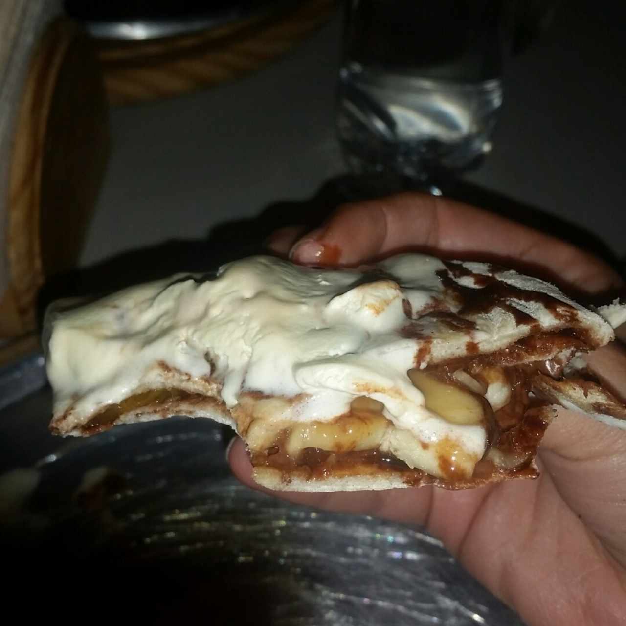 postre de mixto caramelo chocolate 