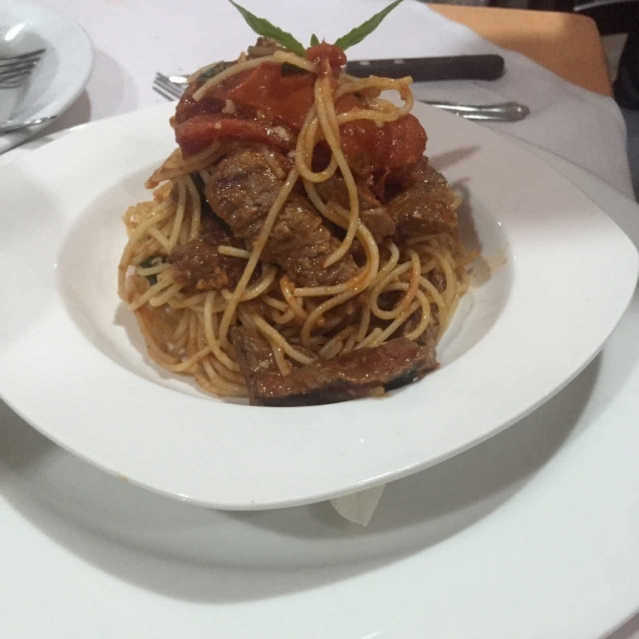 Pasta Fileto con Carne