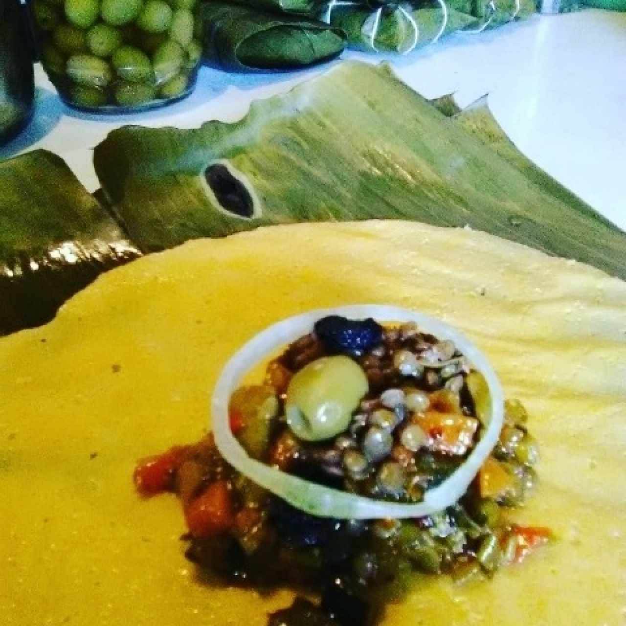 Hallacas vegetarianas