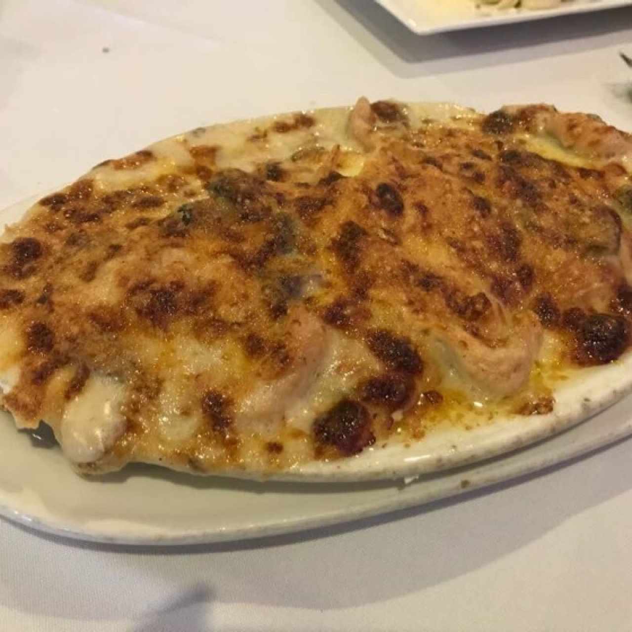 Creppe de Pollo al Grill y Champiñones