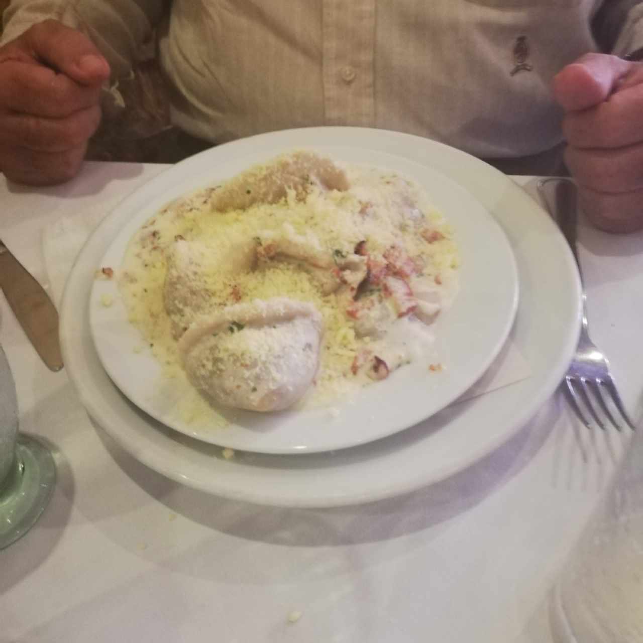 tortellone a la carbonara