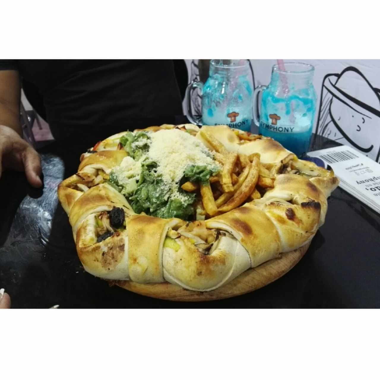 pizza Vegetariana explosiva 