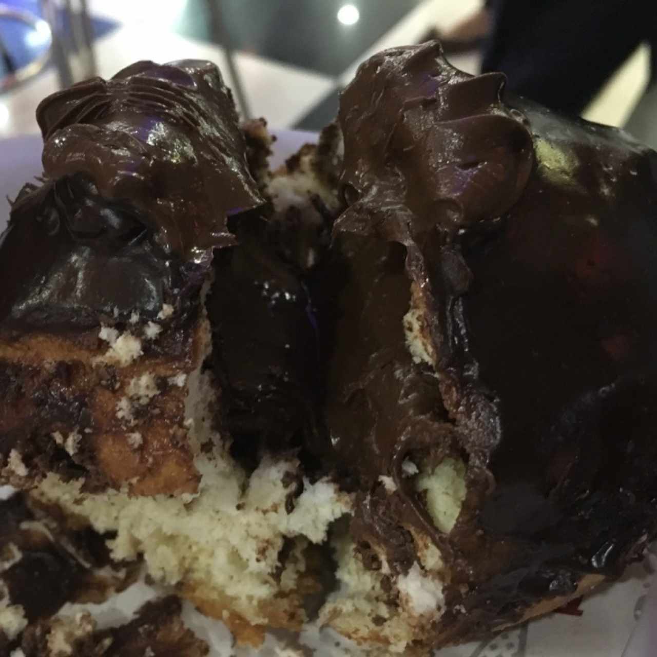 Dona rellena con choconut