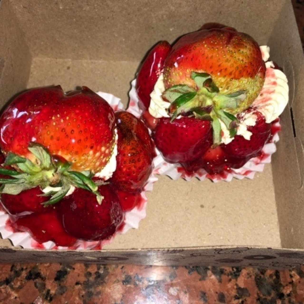 Tartaletas de Fresa, Muy Buenas, esto si es lo de Ellos