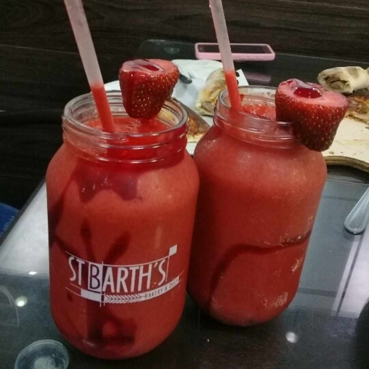 batido de fresa