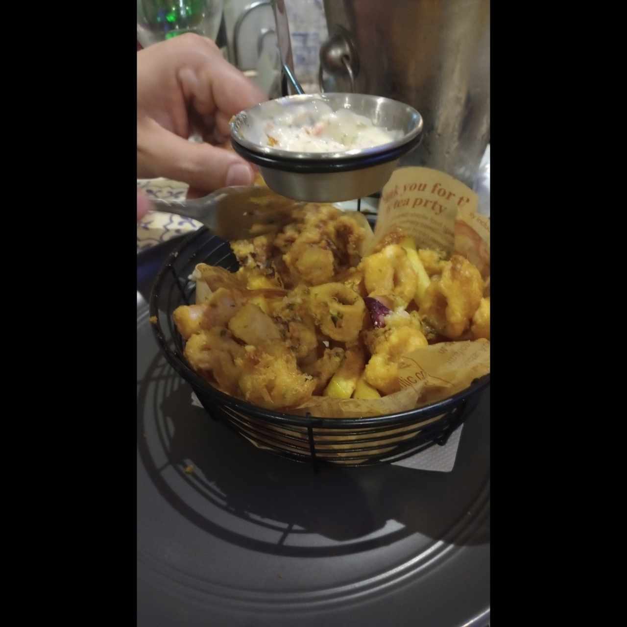Calamares rebosados