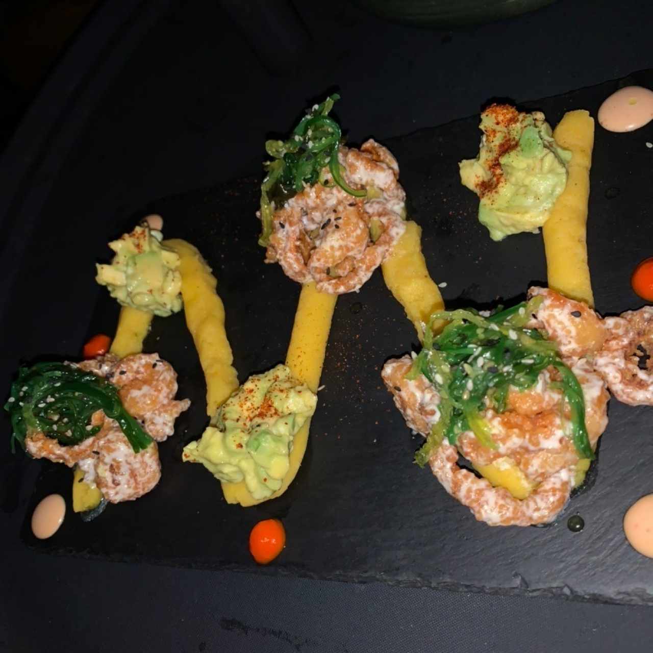 Camarones y Calamares Tempura