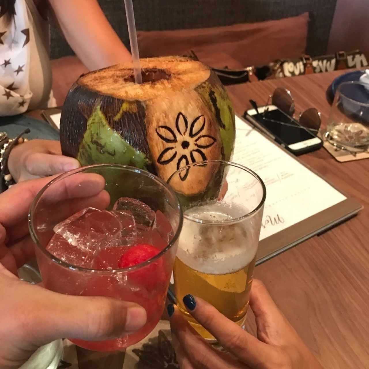 Patilla Pepper, coco frio y cerveza