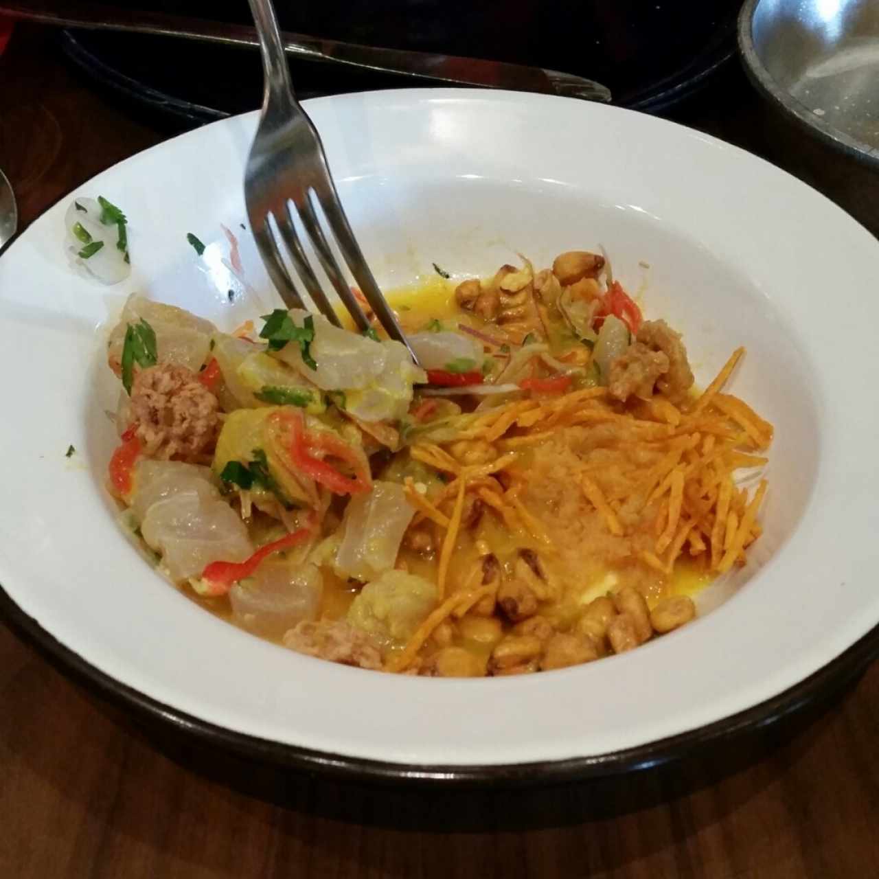 Ceviche amarillo (entrada)