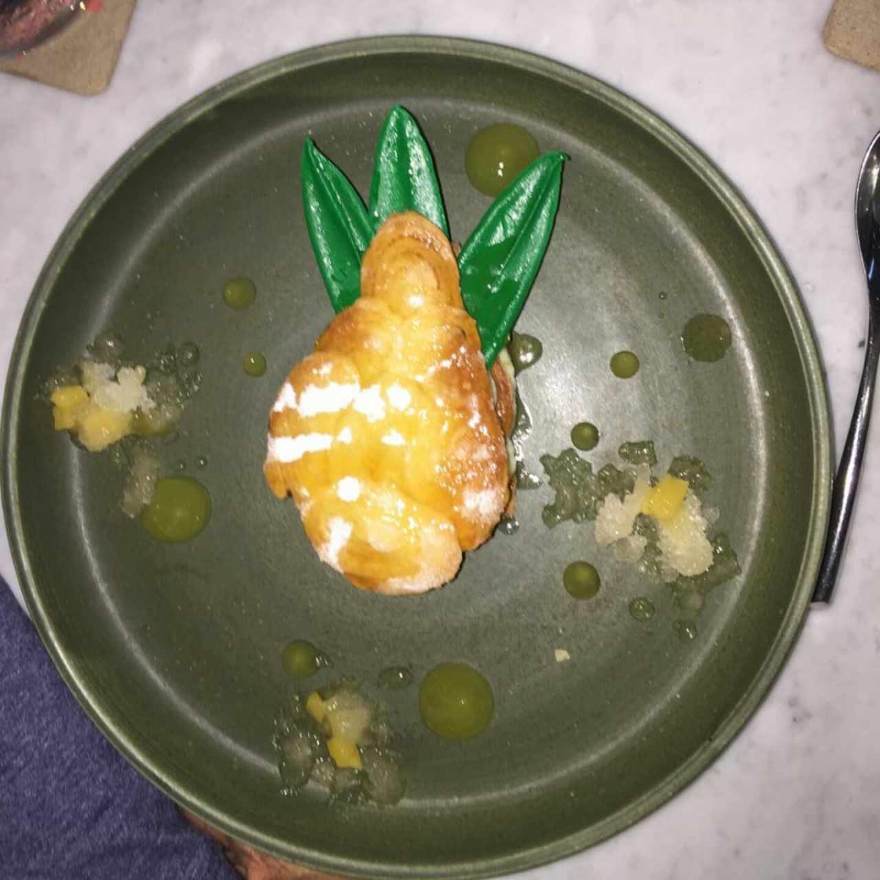 milhoja de piña