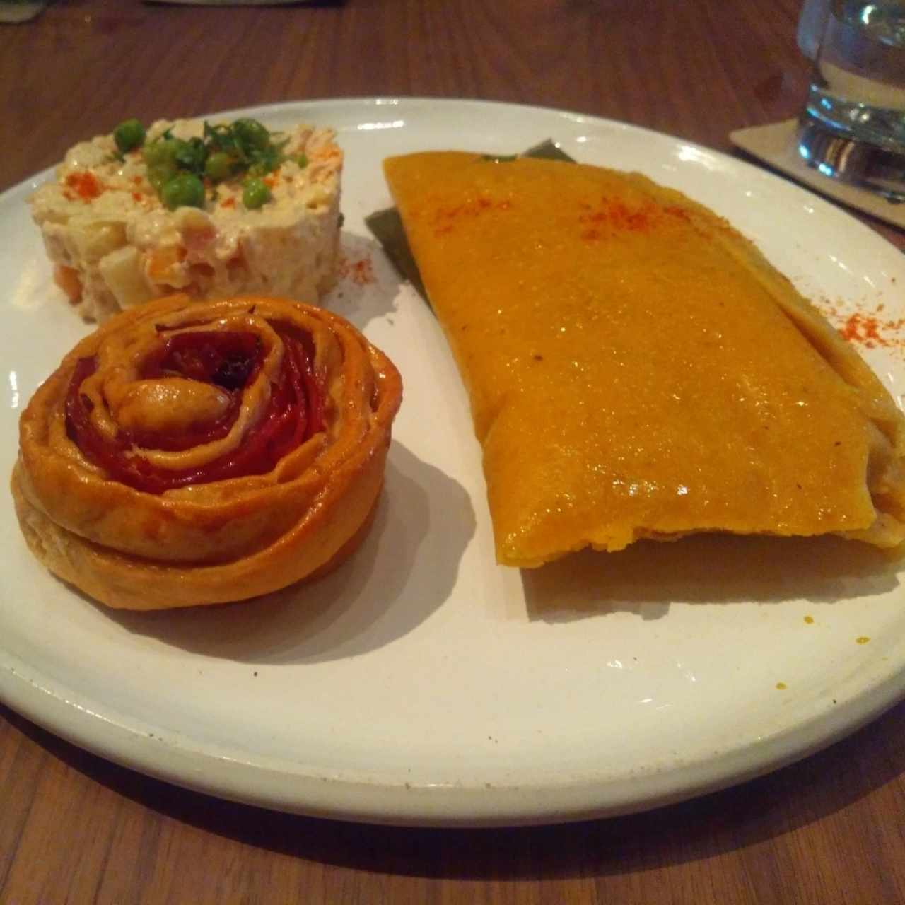 plato navideño