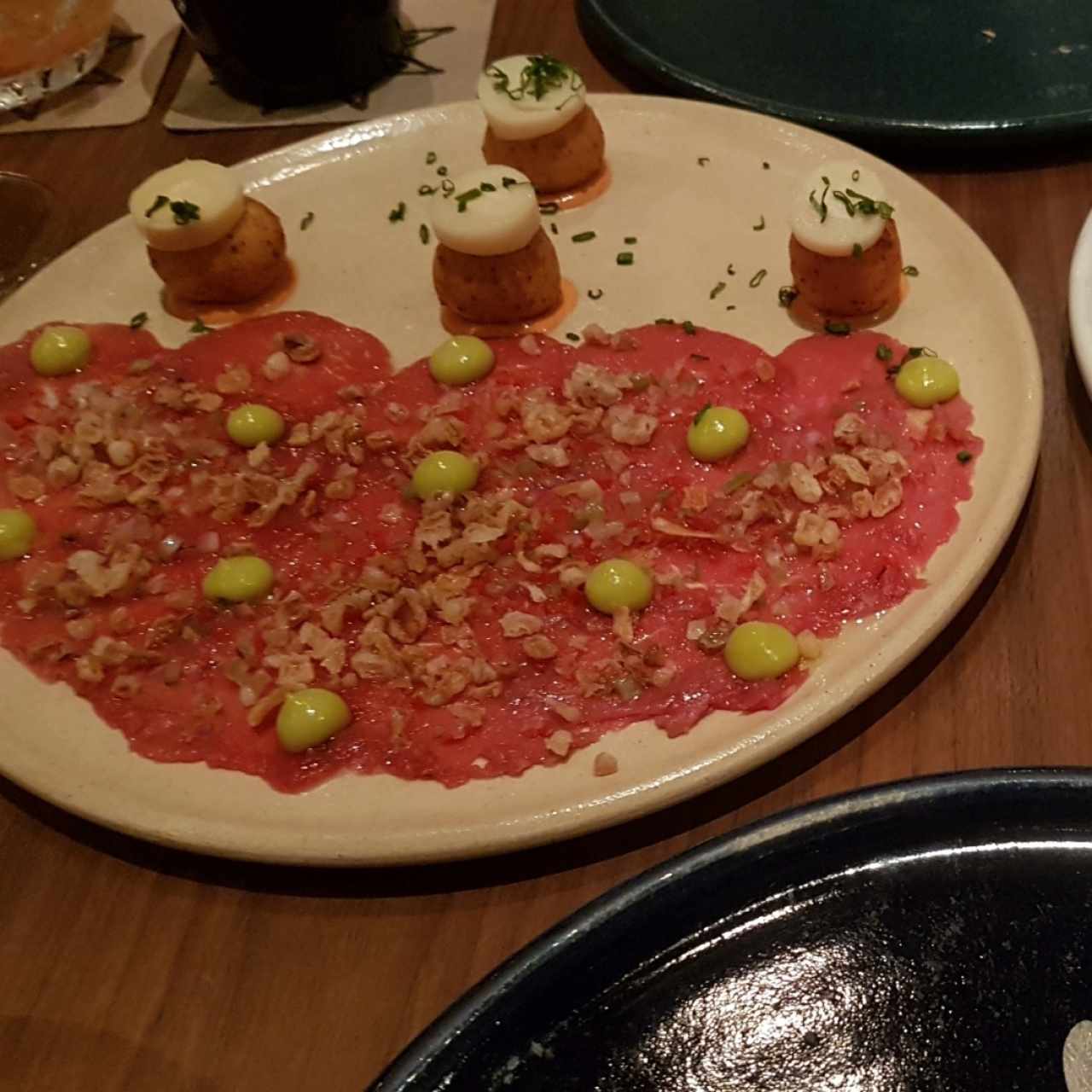 Carpaccio de lomito a la parrilla
