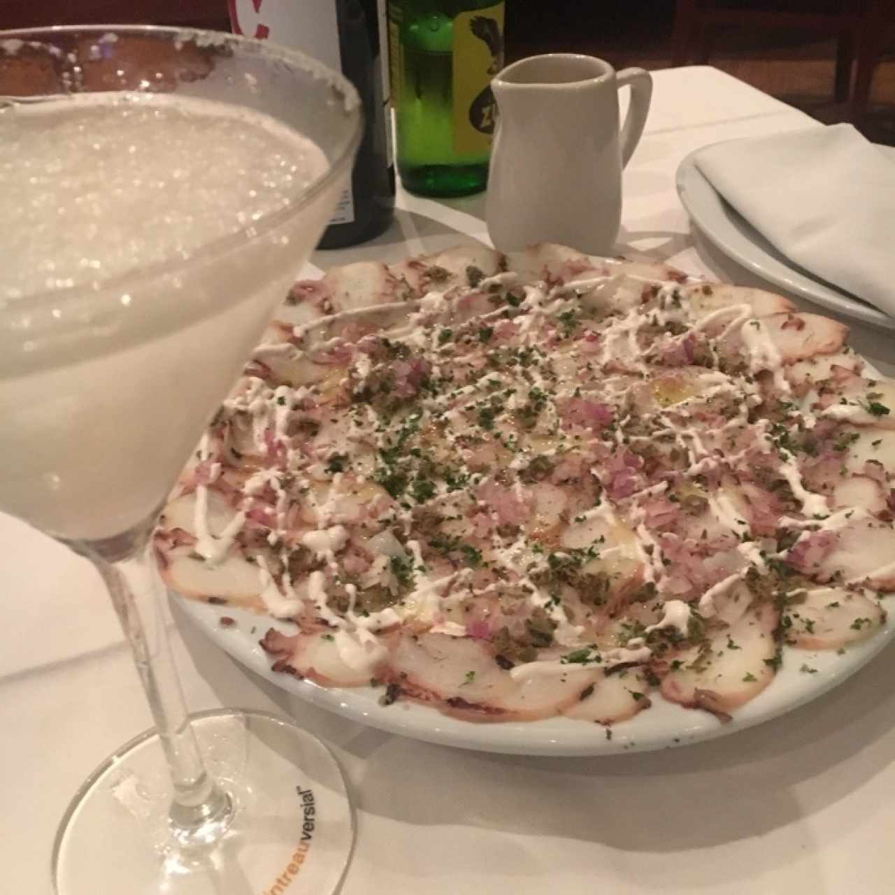 carpaccio de pulpo