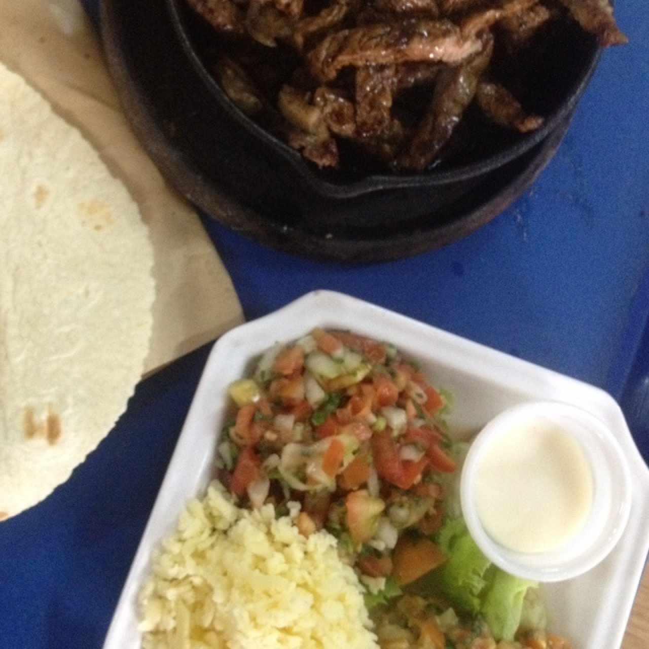 fajitas de carne