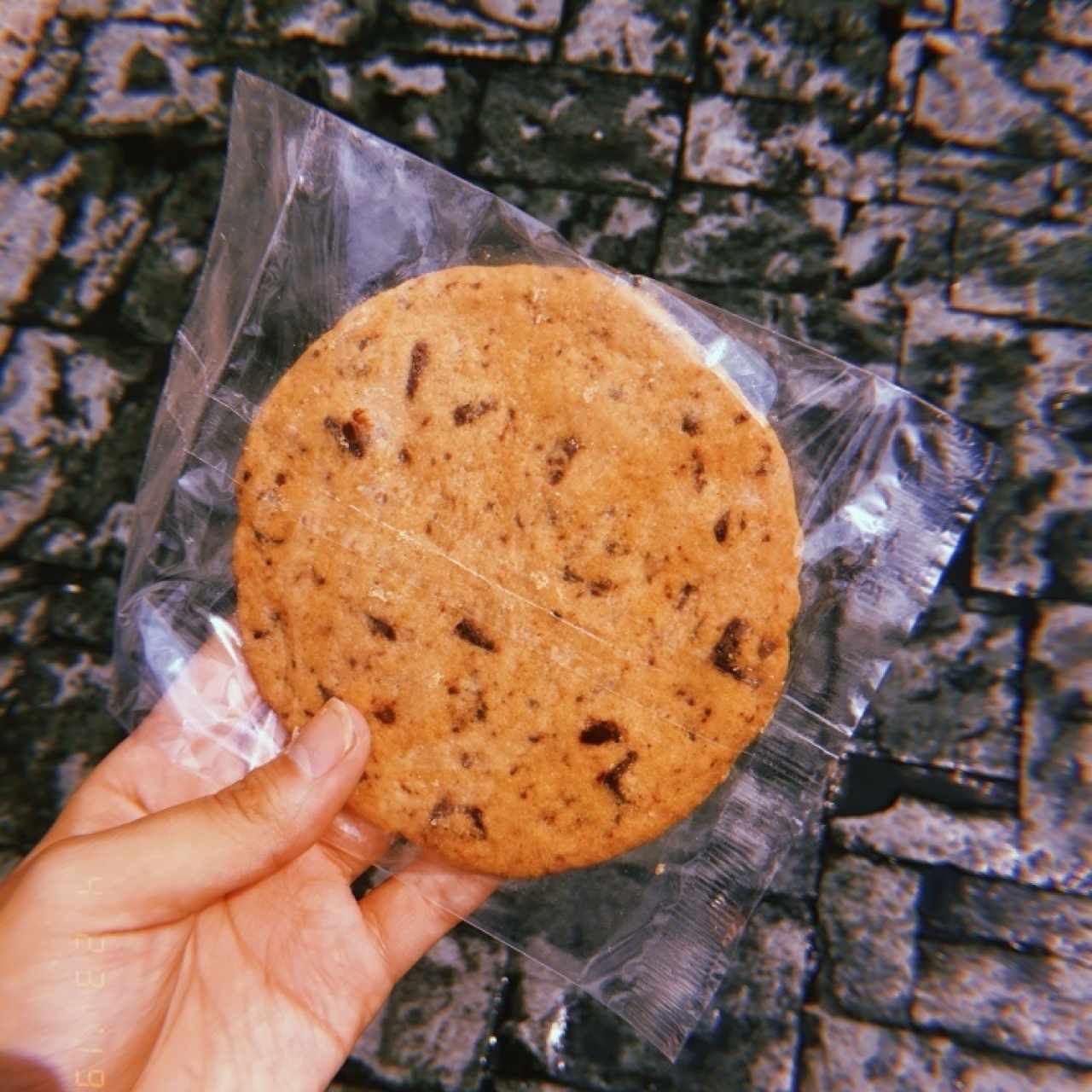 Galleta con chispas