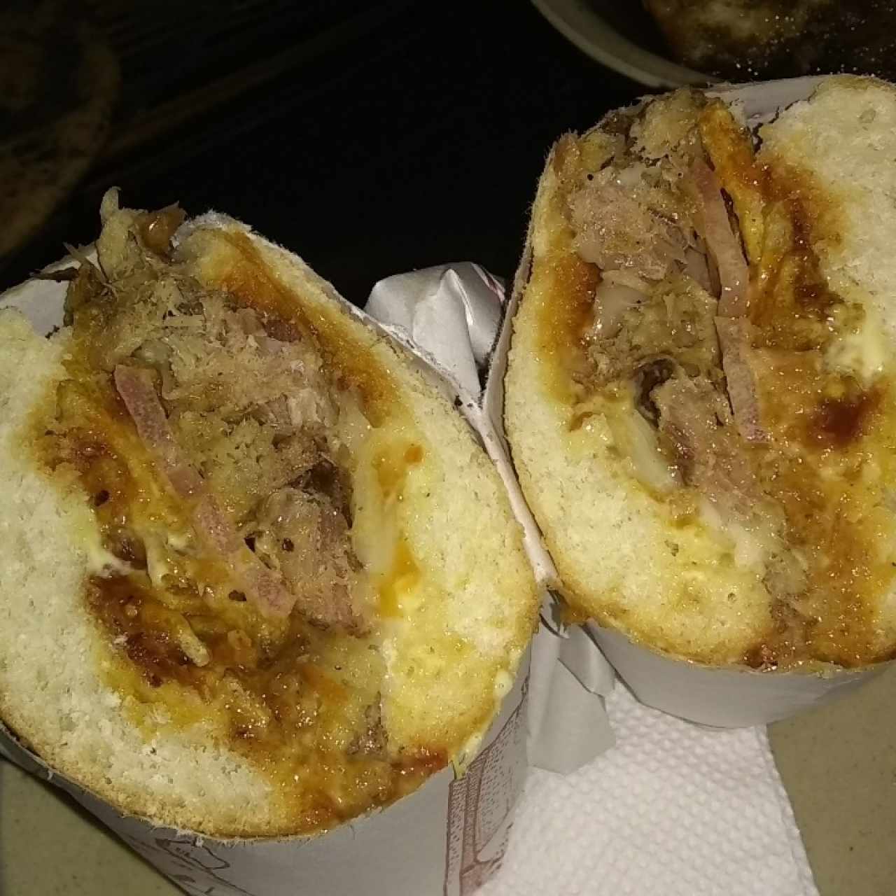 sandwich de costilla, simplemente delicioso