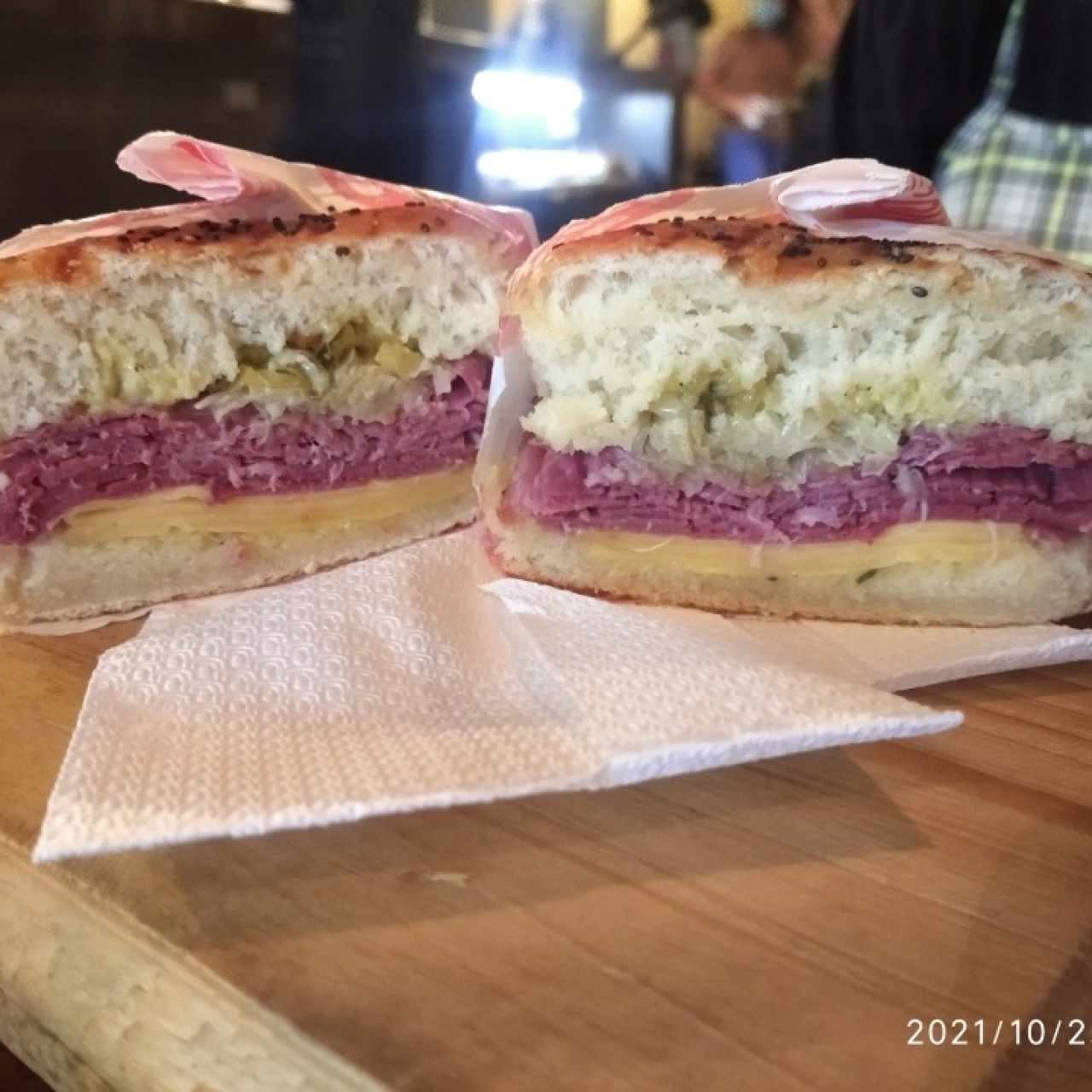 Sándwich de Butifarra cervecera delicioso 