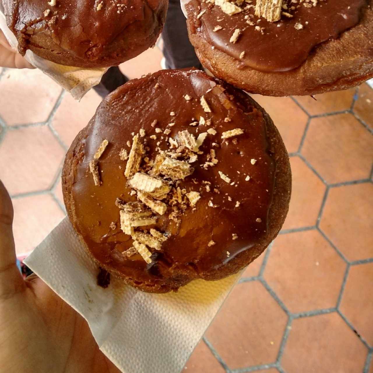 dona rellena de nutella