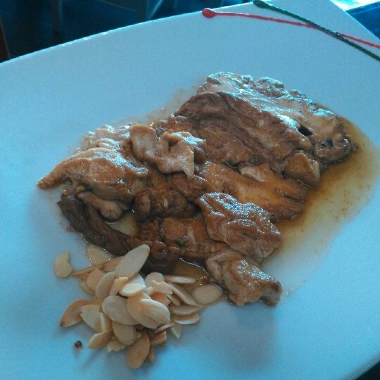 cesos con almendras y limón