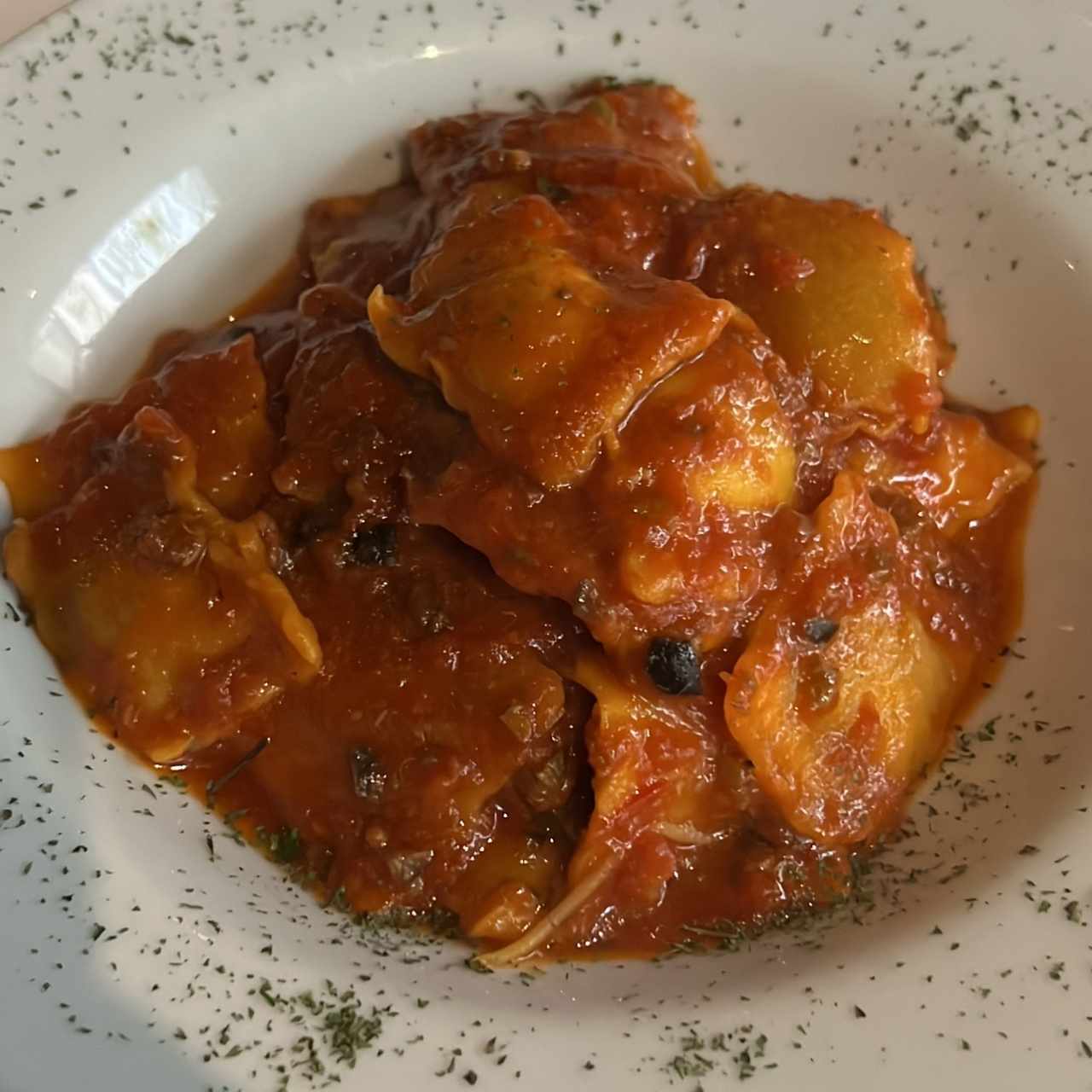 Ravioli Matricciana