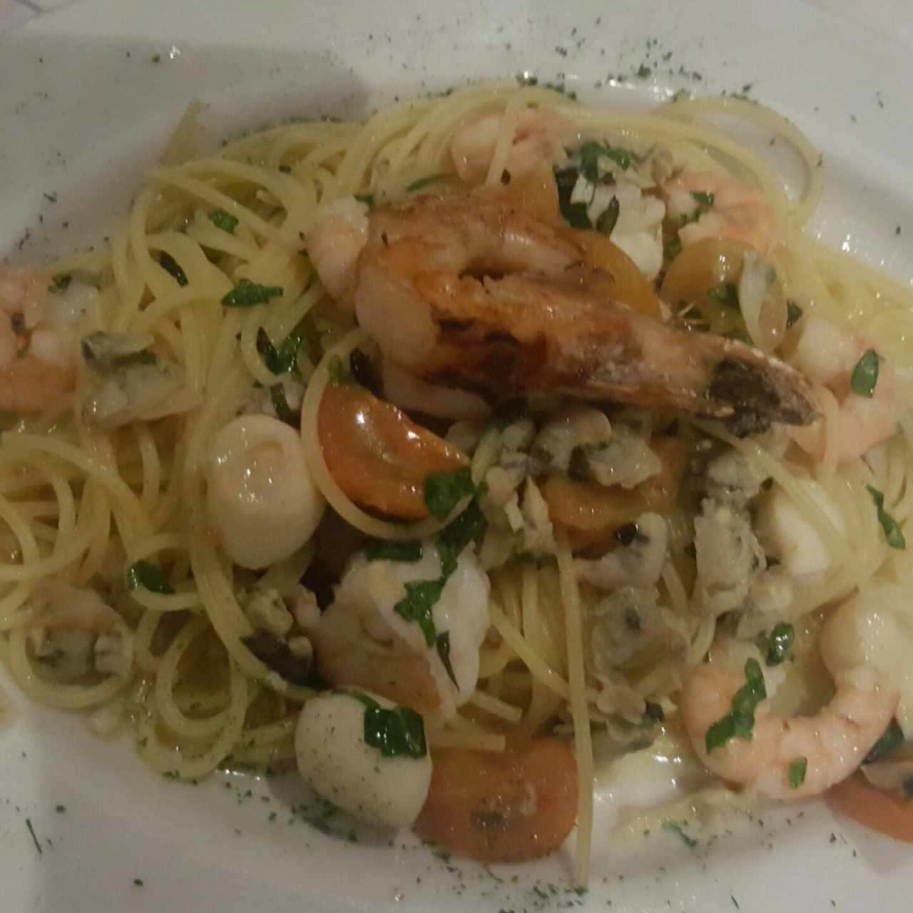 linguini  a la Marinera al Olio
