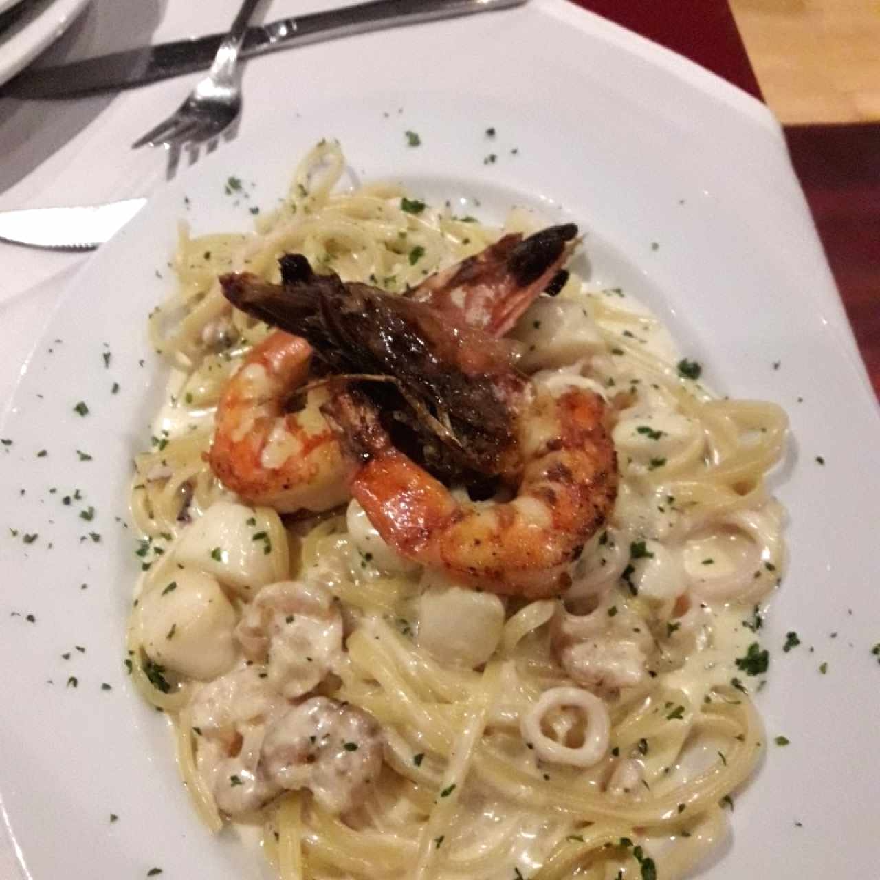 pasta con frutos del mar