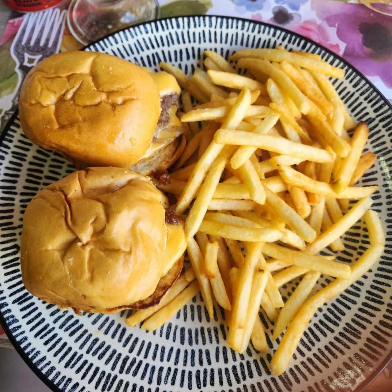 Hamburguesas smach de carne