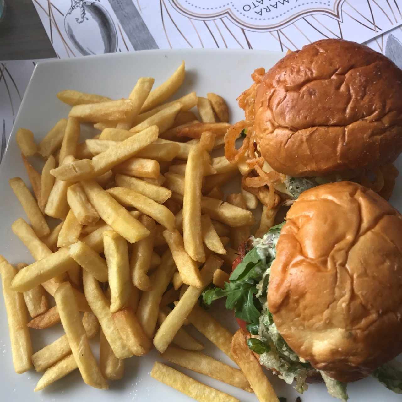 Duo de hamburguesas 