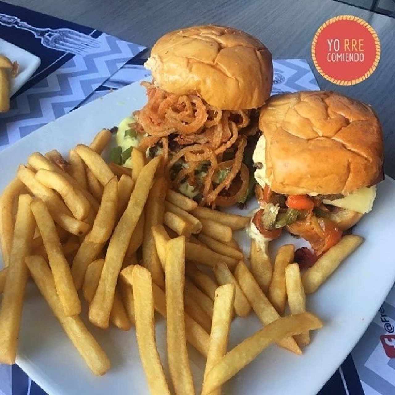 Duo de hamburguesas