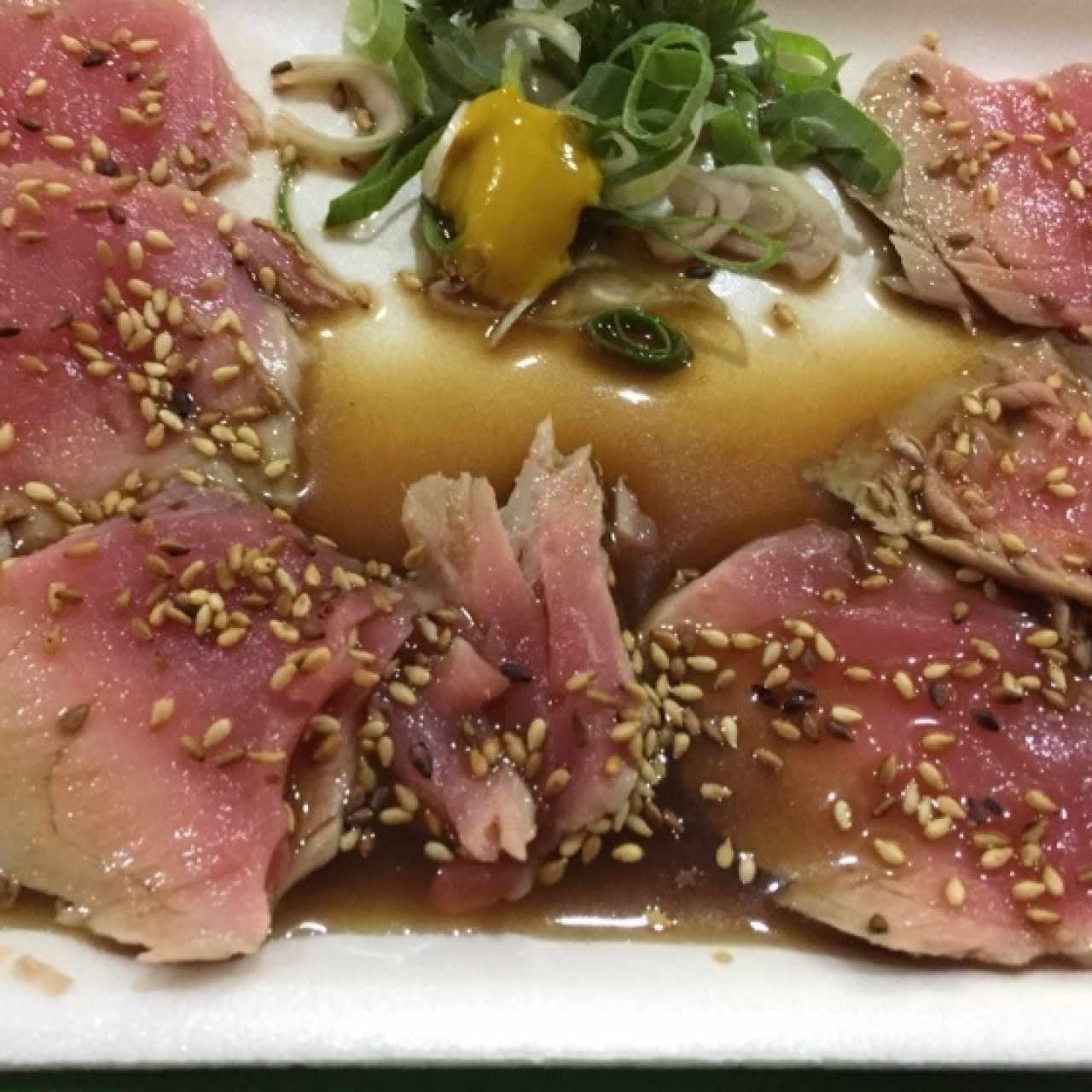 Tataki de Atún, excelente..!