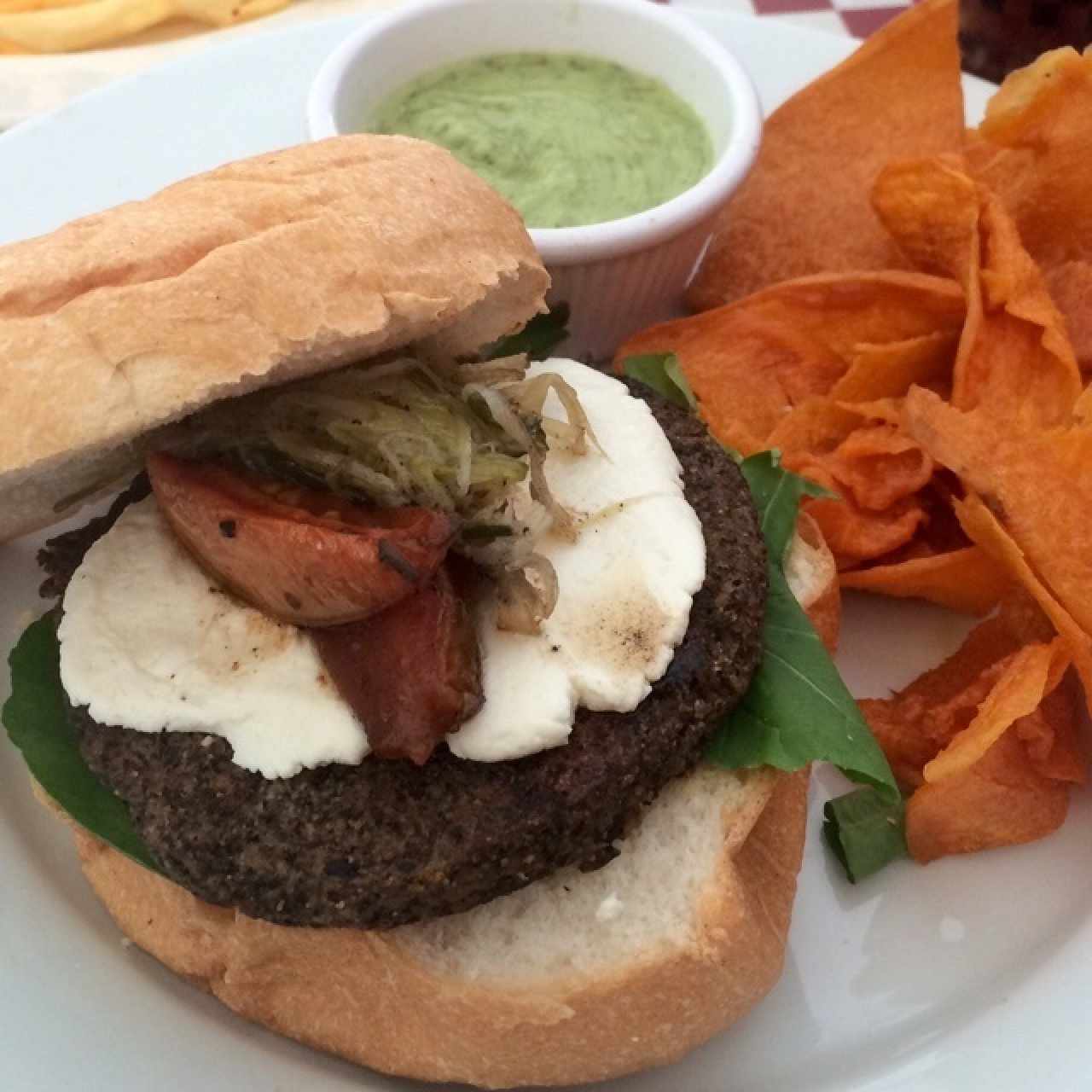 Hamburguesa vegetariana 