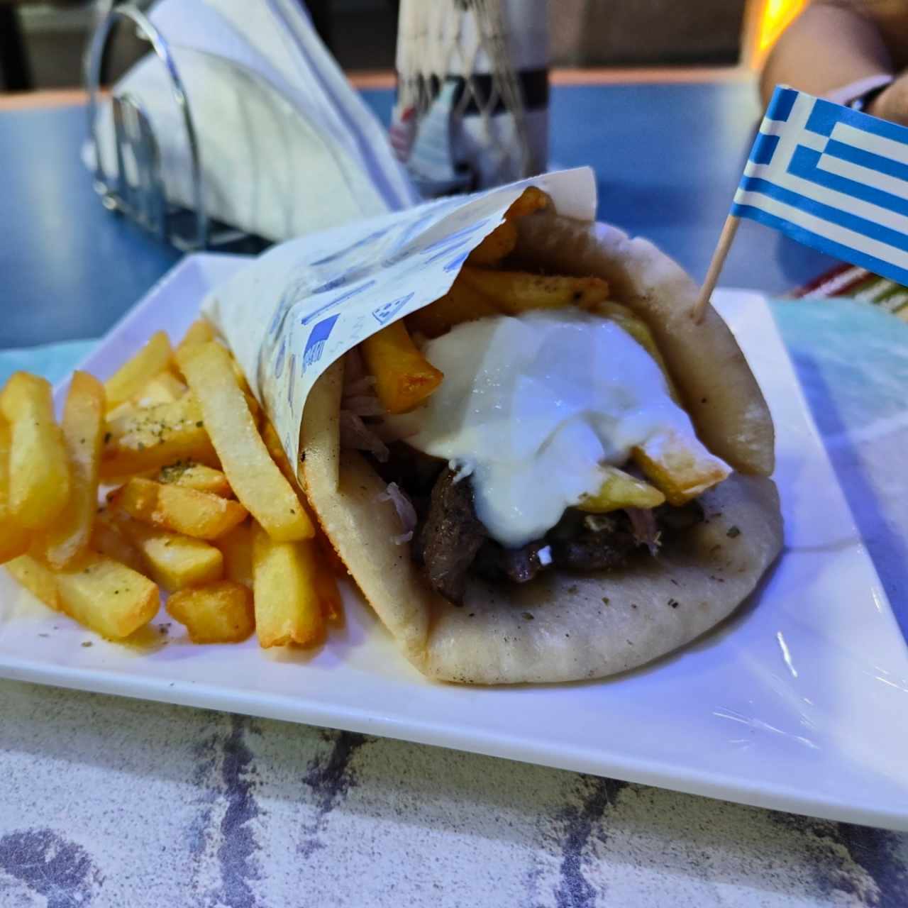 gyro de carne 