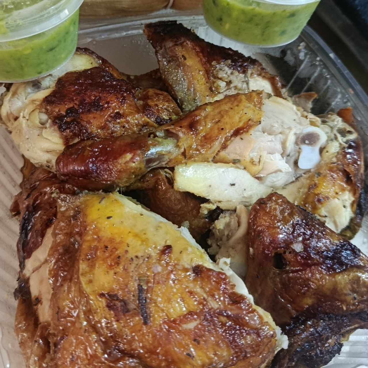 Excelente pollo a la brasa para llevar!!