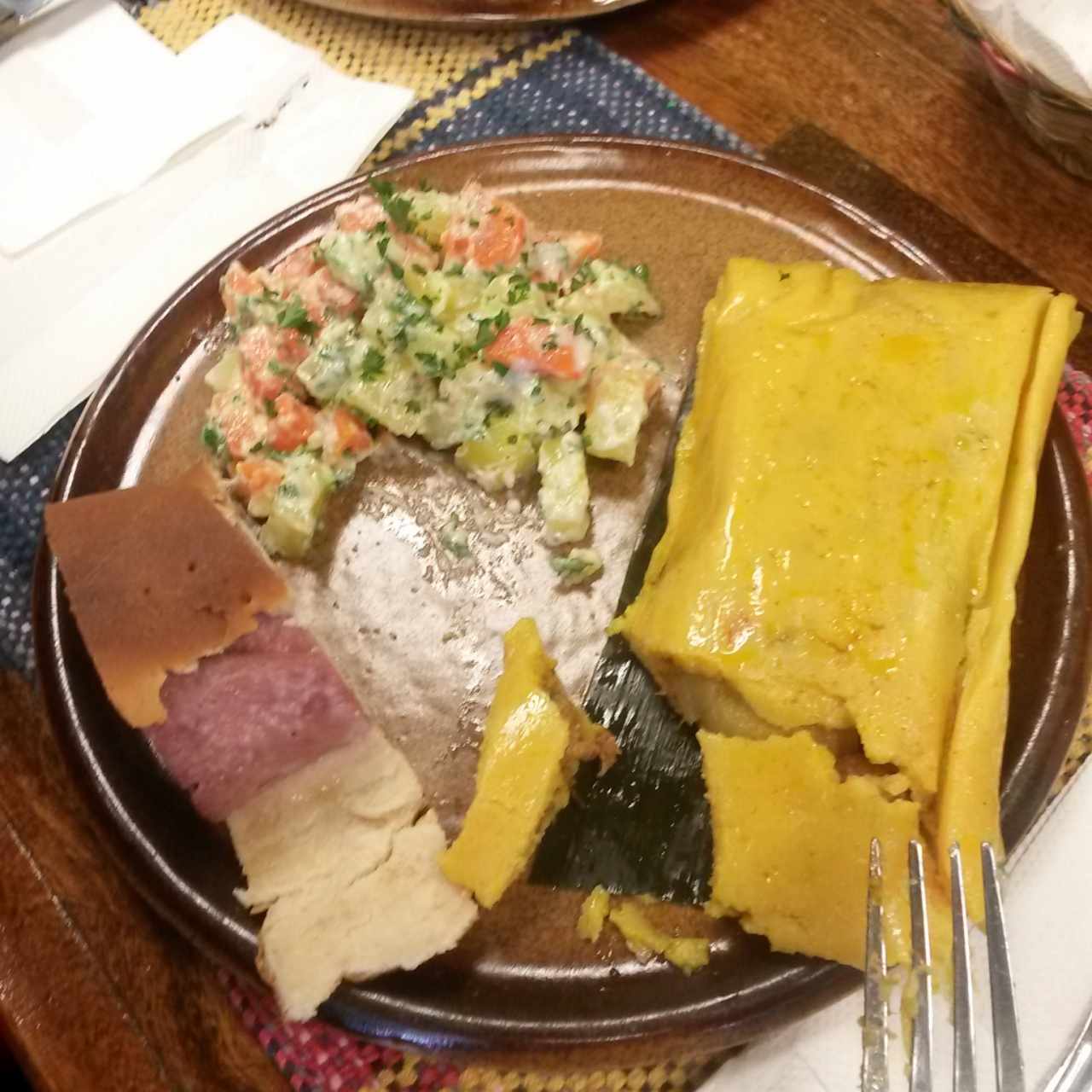 plato navideño 