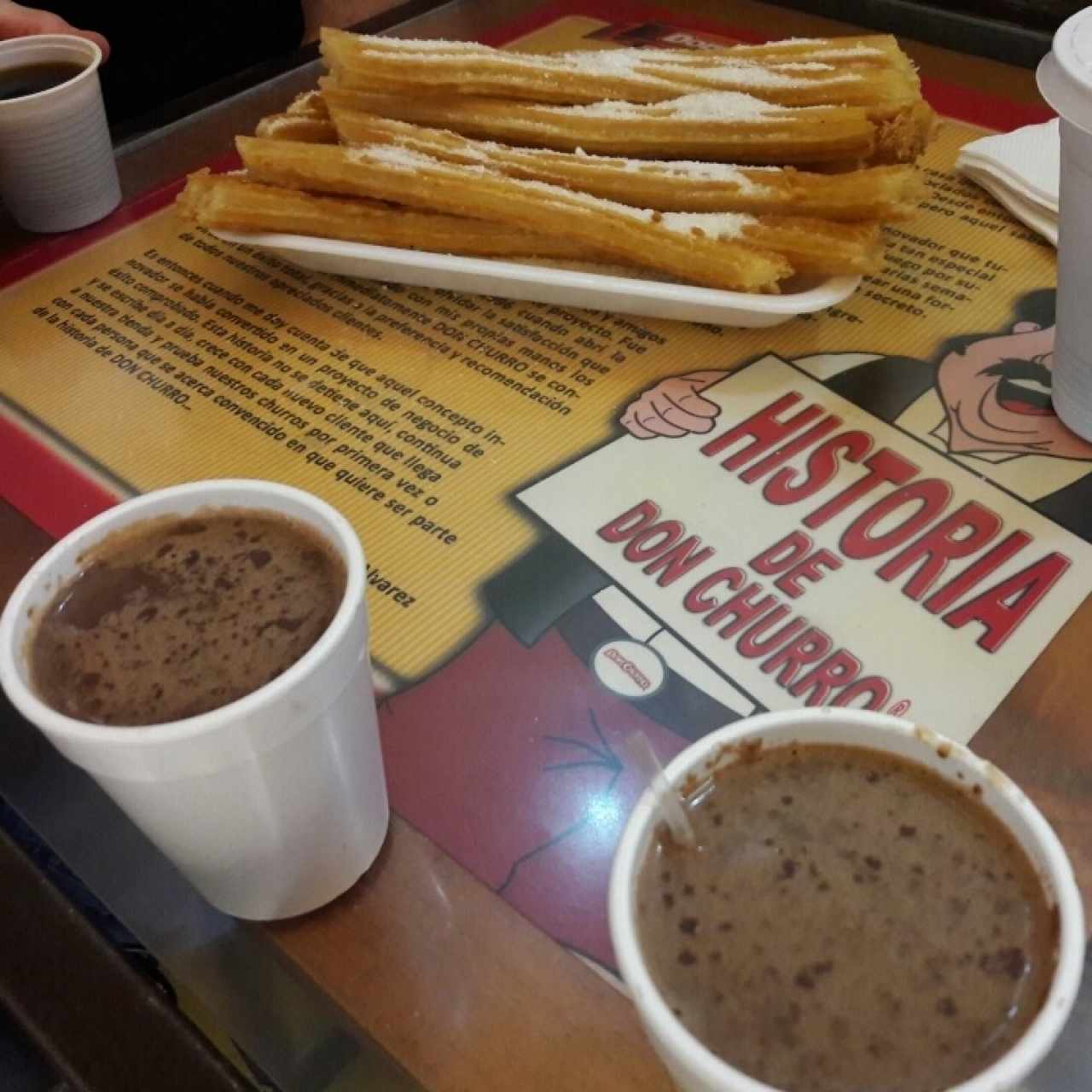 Churros + Chocolate Caliente 