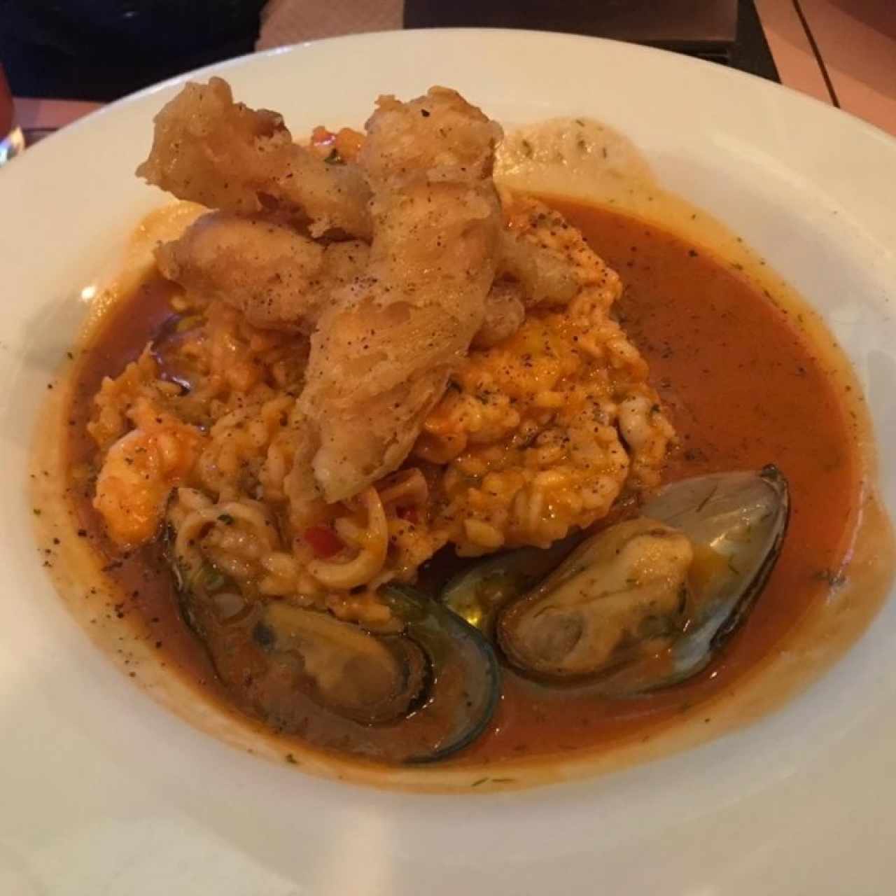 Asopado de mariscos