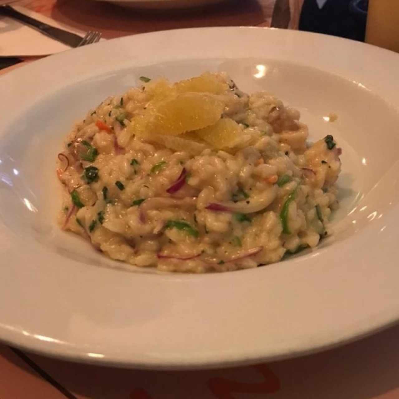 Risotto de Camarones